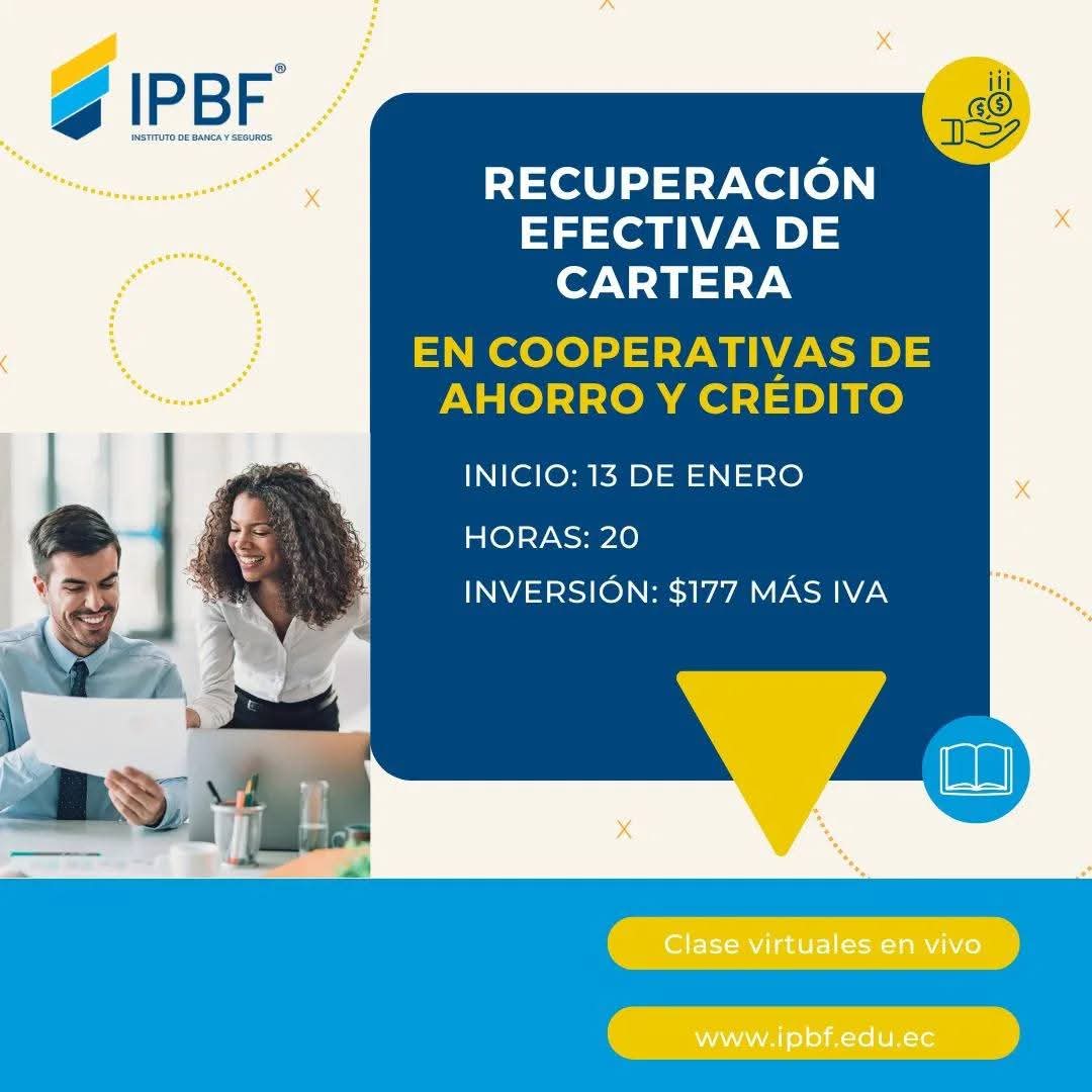 Recuperación Efectiva de Cartera en Cooperativas de Ahorro y Crédito - IPBF